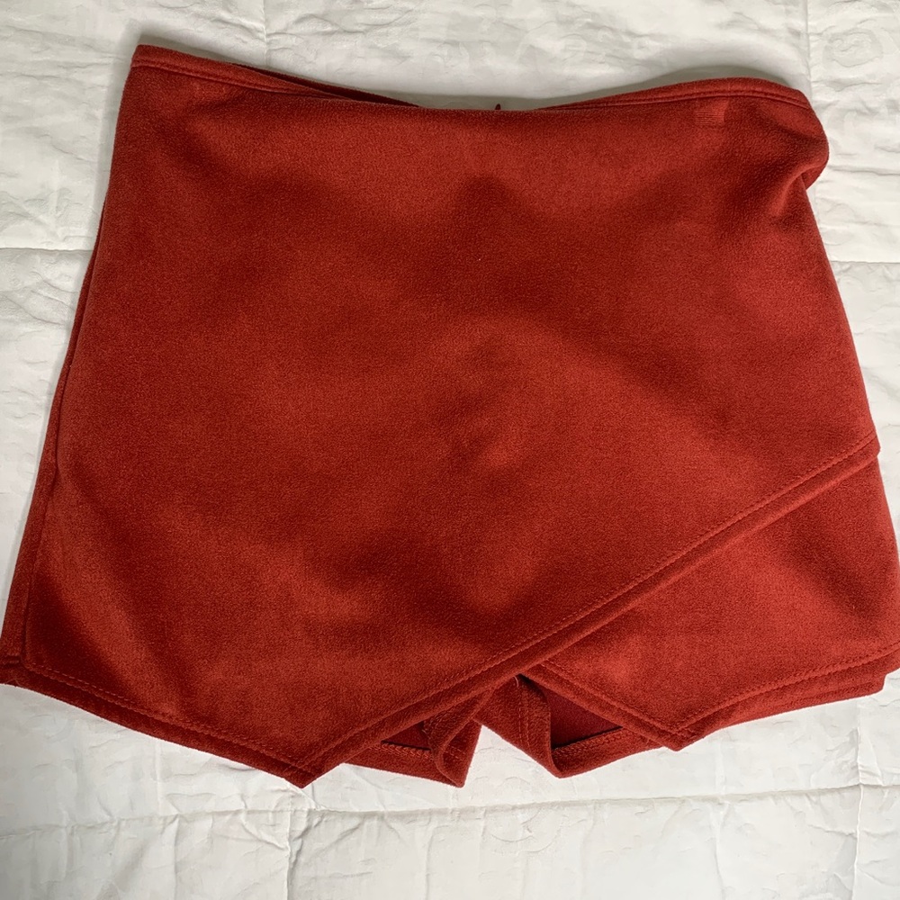 Maroon skort
